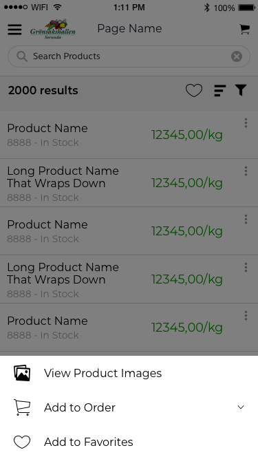 Context menu